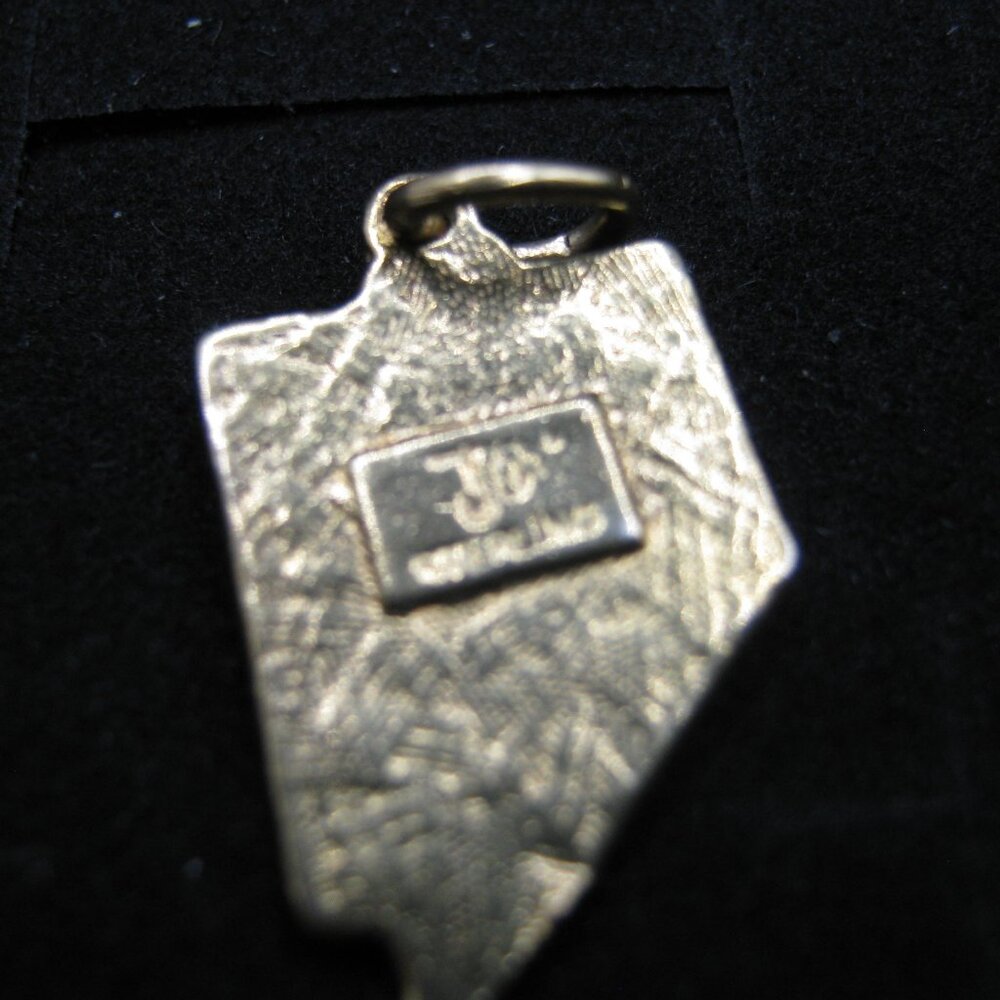 Vintage State of Nevada  Sterling Silver Charm - Picture 3 of 4